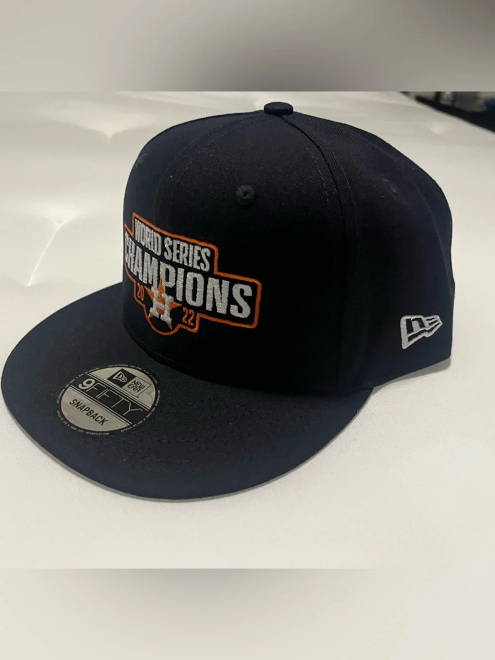 Houston Astros 2022 World Series New Era 9FIFTY Snapback Blue Hat MLB